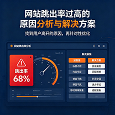 新余建站-网站跳出率过高的原因分析与解决方案