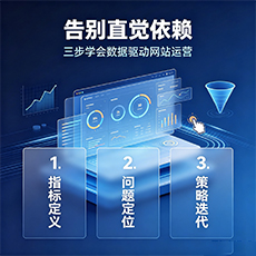新余建站-告别直觉依赖：三步学会数据驱动网站运营