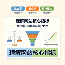 新余建站-理解网站核心指标：跳出率、转化率与用户粘性