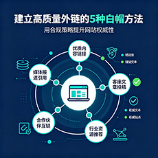 新余建站-建立高质量外链的5种白帽方法
